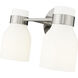 Corella 2 Light 14 inch Polished Nickel Vanity Light Wall Light
